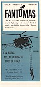 Fantomas 1967 poster Jean Marais Louis de Funes Agenter