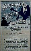 Fantomen i Louvre 1934 poster Lucien Dalsace