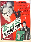 Får jag lov magistern! 1947 poster Stig Järrel Ulla Sallert Katie Rolfsen Börje Larsson Dans Hitta mer: Large poster