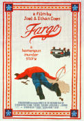 Fargo 1996 poster William H Macy Frances McDormand Steve Buscemi Peter Stormare Joel Ethan Coen Kultfilmer Konstaffischer Poliser