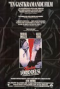 Farlig förbindelse 1987 poster Michael Douglas Glenn Close Adrian Lyne