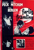 Farlig främling 1962 poster Gregory Peck