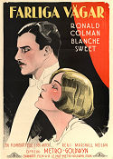 Farliga vägar 1925 poster Blanche Sweet Ronald Colman Marshall Neilan