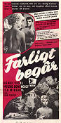 Farligt begär 1957 poster Henri Vidal Mylene Demongeot Isa Miranda Henri Verneuil