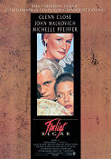 Farligt begär 1988 poster Glenn Close John Malkovich Michelle Pfeiffer Uma Thurman Stephen Frears