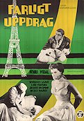 Farligt uppdrag 1956 poster Henri Vidal Barbara Laage