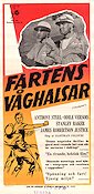 Fartens våghalsar 1956 poster Anthony Steel Odile Versois Stanley Baker Ralph Thomas Bilar och racing