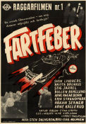 Fartfeber 1953 poster Arne Ragneborn Sven-Axel Carlsson Håkan Serner Egil Holmsen Hitta mer: Raggare Bilar och racing