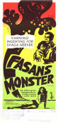 Fasans monster 1958 poster Yumi Shirakawa Kenji Sahara Akihiko Hirata Ishiro Honda Filmen från: Japan
