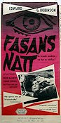 Fasans natt 1956 poster Edward G Robinson