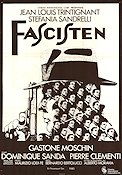 Fascisten 1971 poster Jean-Louis Trintignant Stefania Sandrelli Bernardo Bertolucci