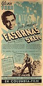 Fasornas skepp 1942 poster Glenn Ford Text: Jack London