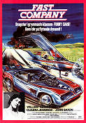 Fast Company 1979 poster William Smith Claudia Jennings John Saxon David Cronenberg Bilar och racing Sport