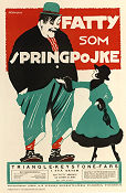 Fatty som springpojke 1916 poster Al St John Fatty Arbuckle