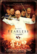 Fearless 2006 poster Jet Li Li Sun Ronny Yu Kampsport Asien