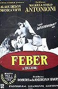 Feber 1962 poster Alain Delon Monica Vitti Francisco Rabal Michelangelo Antonioni