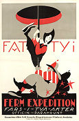 Ferm expedition 1920 poster Buster Keaton Fatty Arbuckle