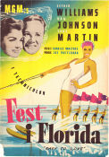 Fest i Florida 1953 poster Esther Williams Van Johnson Tony Martin Charles Walters Musikaler