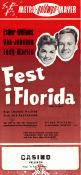 Fest i Florida 1953 poster Esther Williams Van Johnson Tony Martin Charles Walters Musikaler