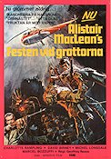 Festen vid grottorna 1974 poster Charlotte Rampling Geoffrey Reeve Text: Alistair Maclean