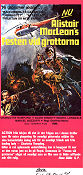 Festen vid grottorna 1974 poster Charlotte Rampling Geoffrey Reeve Text: Alistair Maclean