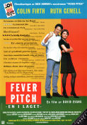 Fever Pitch 1997 poster Colin Firth Ruth Gemell Luke Aikman David Evans Sport