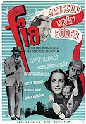 Fia Jansson från Söder 1944 poster Rut Holm Emil Fjellström Nils Kihlberg Hitta mer: Stockholm