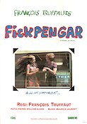Fickpengar 1977 poster Georges Desmouceaux Francois Truffaut Tåg