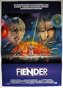 Fiender 1985 poster Dennis Quaid Louis Gossett Jr Brion James Wolfgang Petersen Rymdskepp