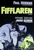 Fifflaren 1961 poster Paul Newman Jackie Gleason Piper Laurie Robert Rossen Sport Gambling