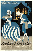 Figaros bröllop 1920 poster Alexander Moissi Hella Moja Max Mack
