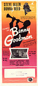 Filmen om Benny Goodman 1956 poster Steve Allen Valentine Davies