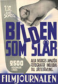 Filmjournalen bilden som slår 1938 affisch Tidningar