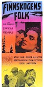 Finnskogens folk 1954 poster Adolf Jahr Kerstin Wibom