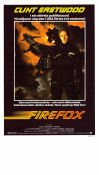Firefox 1982 poster Freddie Jones David Huffman Warren Clarke Clint Eastwood Flyg