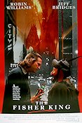 The Fisher King 1991 poster Robin Williams Jeff Bridges Terry Gilliam