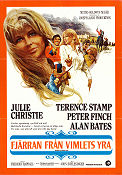 Fjärran från vimlets yra 1968 poster Julie Christie Terence Stamp John Schlesinger