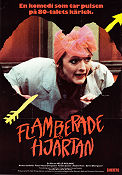 Flamberade hjärtan 1986 poster Kirsten Lehfeldt Torben Jensen Helle Ryslinge Danmark