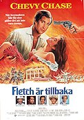 Fletch är tillbaka 1989 poster Chevy Chase Hal Holbrook Julianne Phillips Michael Ritchie