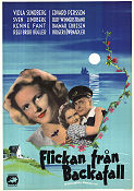 Flickan från Backafall 1953 poster Viola Sundberg Sven Lindberg Edvard Persson Bror Bügler