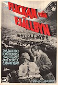 Flickan från fjällbyn 1948 poster Eva Dahlbeck Bengt Blomgren Einar Hylander Anders Henrikson Berg