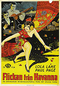 Flickan från Havanna 1929 poster Lola Lane Paul Page