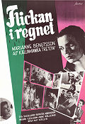 Flickan i regnet 1955 poster Marianne Bengtsson Alf Kjellin