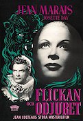 Flickan och odjuret 1947 poster Jean Marais Josette Day Jean Cocteau