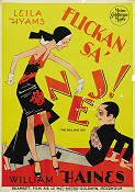 Flickan sa nej 1930 poster Leila Hyams William Haines