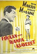 Flickan som trampa i klaveret 1961 poster Dean Martin Shirley MacLaine