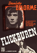 Flickburen 1949 poster Daniele Delorme Maurice Cloche