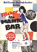 Flickor för Mambo bar 1959 poster Kai Fischer Gerlinde Locker Sieghardt Rupp Wolfgang Glück Damer