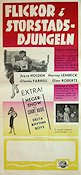Flickor i storstadsdjungeln 1953 poster Joyce Holden Count Basie Damer