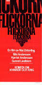 Flickorna 1968 poster Bibi Andersson Harriet Andersson Gunnel Lindblom Mai Zetterling Politik